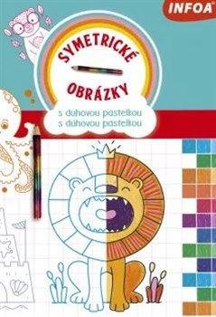 neuveden: Symetrické obrázky s duhovou pastelkou