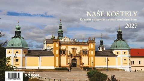 : Kalendář stolní 2027 - Naše kostely