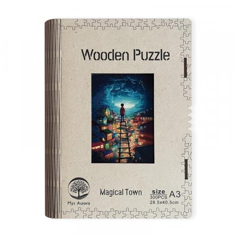 neuveden: Dřevěné puzzle/Magické město A3