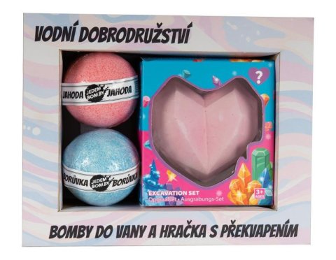 neuveden: Kosmetická sada pro děti (2x šumivá bomba, hračka - sádrové srdce) neuveden: Kosmetická sada pro děti (2x šumivá bomba, hračka - sádrové srdce)