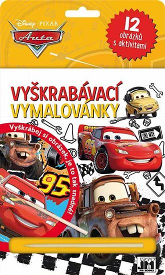 neuveden: Auta - Vyškrabávací vymalovánky