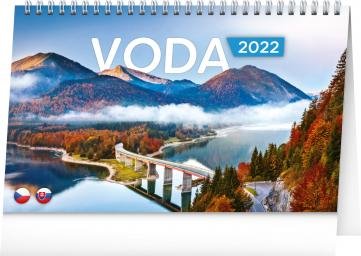 neuveden: Kalendář 2022 stolní: Voda, 23,1 × 14,5 cm