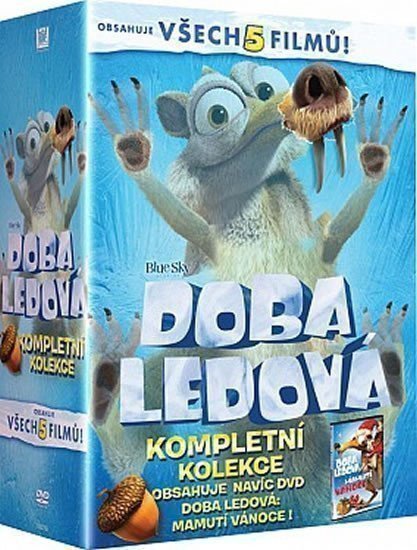 neuveden: Doba ledová 1-5 - DVD + bonus DVD Mamutí Vánoce