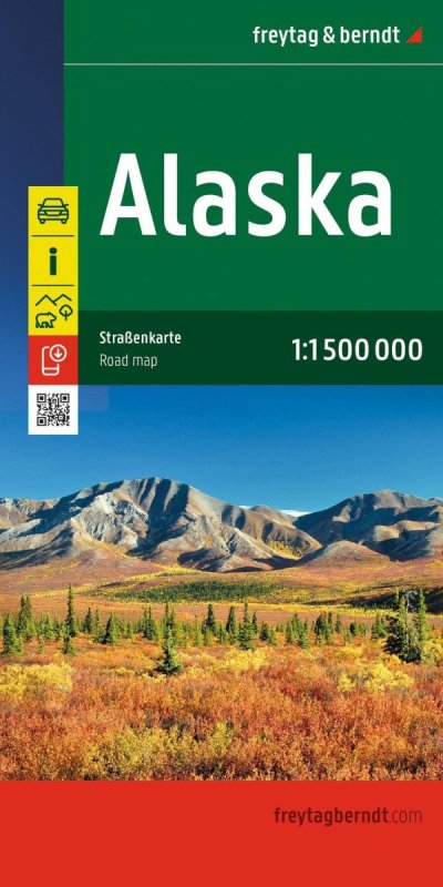 : Aljaška 1 : 1 500 000 / silniční mapa