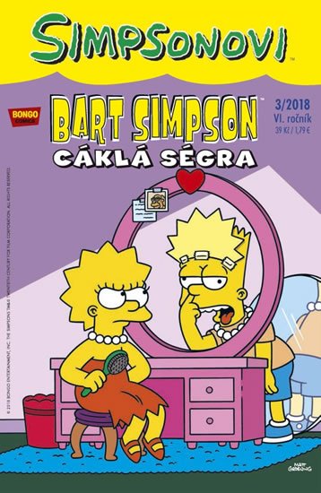 Groening Matt: Simpsonovi - Bart Simpson 3/2018 - Cáklá ségra Groening Matt: Simpsonovi - Bart Simpson 3/2018 - Cáklá ségra
