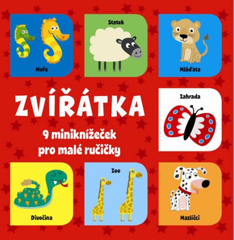 neuveden: Zvířátka - 9 miniknížeček pro malé ručičky