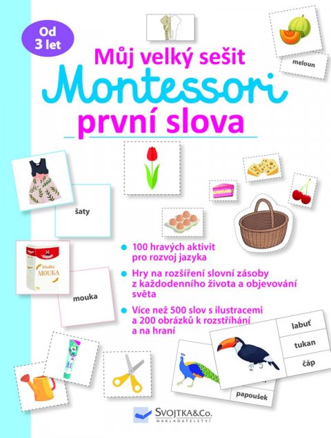 neuveden: Můj velký sešit Montessori - První slova
