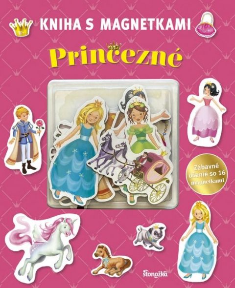 neuveden: Kniha s magnetkami: Princezné (slovensky)