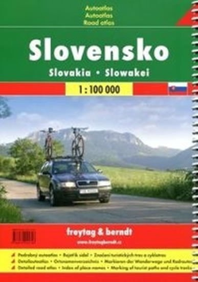 neuveden: Slovensko turistický autoatlas 1:100 000