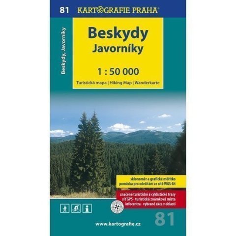 neuveden: 1: 50T (81)-Beskydy, Javorníky (turistická mapa)