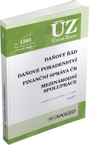 neuveden: ÚZ 1563 Daňový řád, Finanční správa, Daňové poradenství, Platby v hotovosti