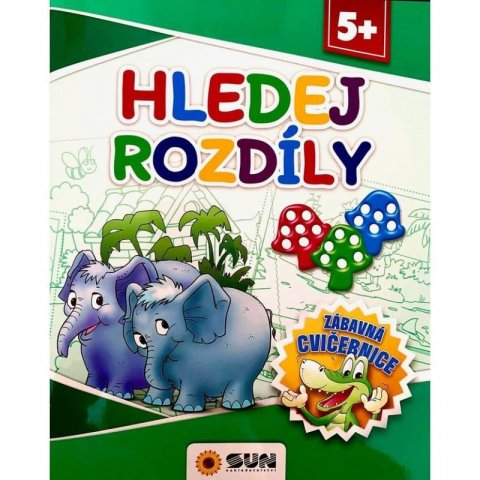neuveden: Hledej rozdíly - Zábavná cvičebnice 5+ neuveden: Hledej rozdíly - Zábavná cvičebnice 5+