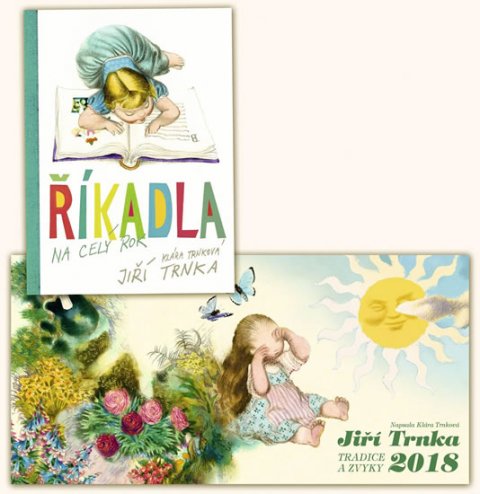 Trnková Klára: Kalendář 2018 - Trnkův stolní + Říkadla na celý rok