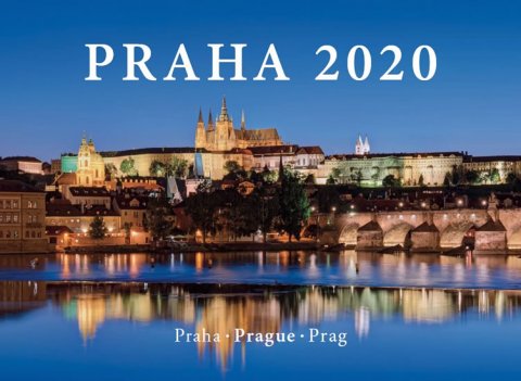 neuveden: Kalendář nástěnný 2020 - Praha / Prague / Prag, 33,5 x 29 cm