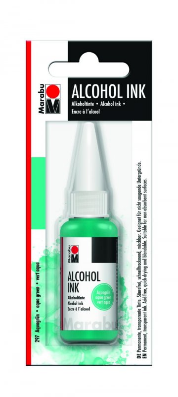 neuveden: Marabu Alkoholový inkoust/vodní zeleň 20 ml