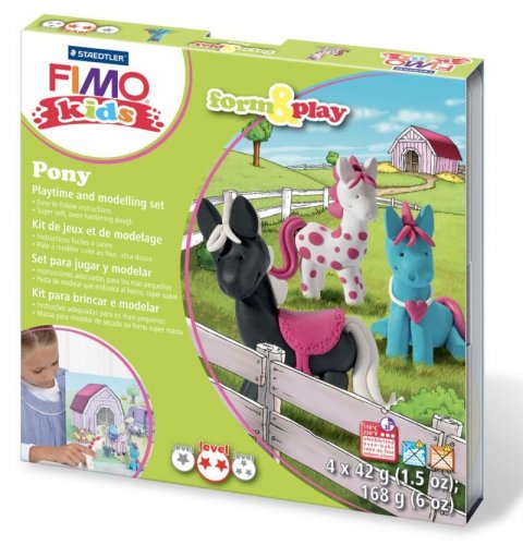 neuveden: FIMO sada kids Form  Play - Poníci