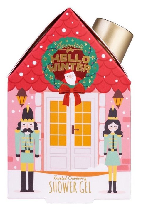 : Sprchový gel Hello Winter růžový Brusinka 50ml