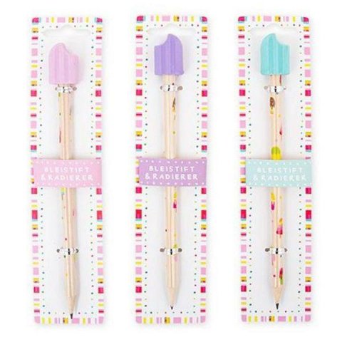 neuveden: Tužka s gumou - zmrzlina mix barev