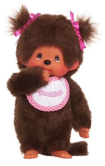 neuveden: Monchhichi 20cm - holka s culíky (Mončiči) neuveden: Monchhichi 20cm - holka s culíky (Mončiči)