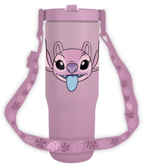 -: Lilo  Stitch Cestovní hrnek s uchem Angel 880 ml