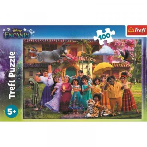 neuveden: Trefl Puzzle Encanto: Kouzlo čeká v Encanto 100 dílků