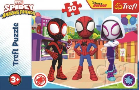 neuveden: Trefl Puzzle Spidey a jeho úžasní přátelé 30 dílků