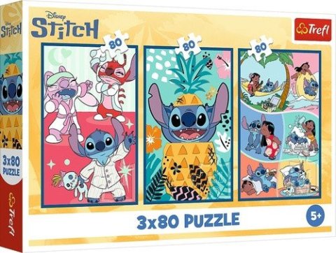 neuveden: Puzzle Lilo  Stitch: Svět Stitche 3x80 dílků