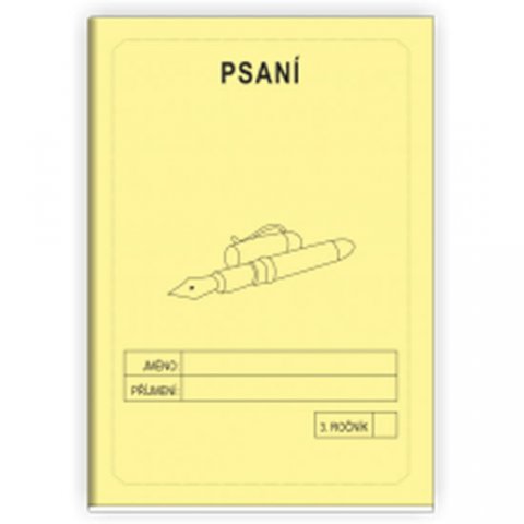 Rubínová Jitka: Psaní 3. ročník - školní sešit