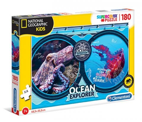 neuveden: Clementoni Puzzle National Geographic - Oceánská výprava 180 dílků