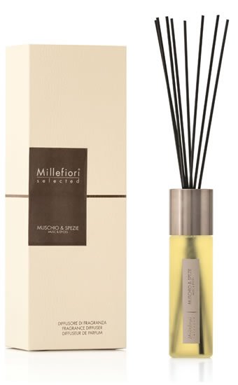neuveden: Millefiori Selected Muschio & Spezie / difuzér 100ml