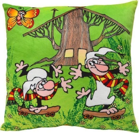 Smetana Zdeněk: Křemílek a Vochůrka - Chaloupka, polštář 30x30cm