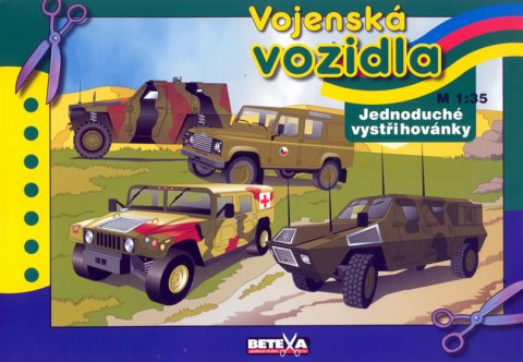 neuveden: Vojenská vozidla - vystřihovánky neuveden: Vojenská vozidla - vystřihovánky