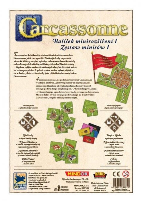 Wrede Klaus-Jürgen: Carcassonne: Balíček minirozšíření I