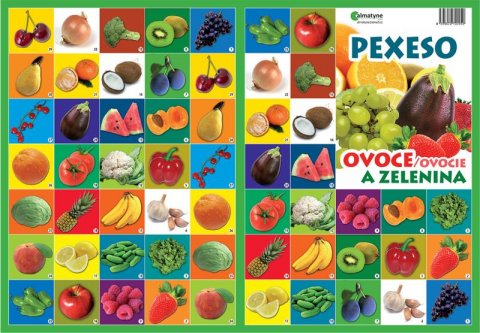 neuveden: Pexeso - Ovoce a zelenina