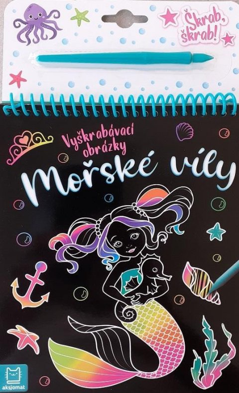 Ćwik Marzena: Vyškrábavací obrázky - Mořské víly Ćwik Marzena: Vyškrábavací obrázky - Mořské víly