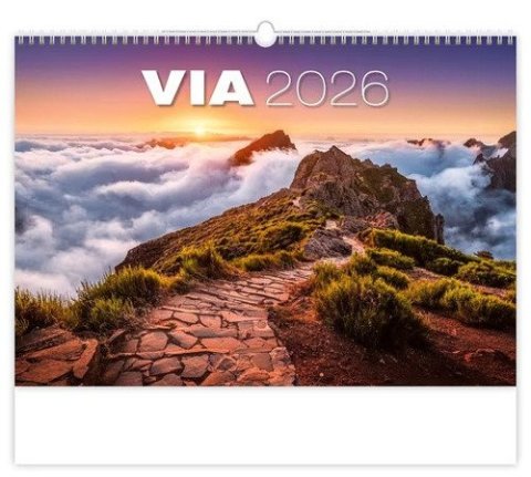 neuveden: Kalendář nástěnný 2026 - Via