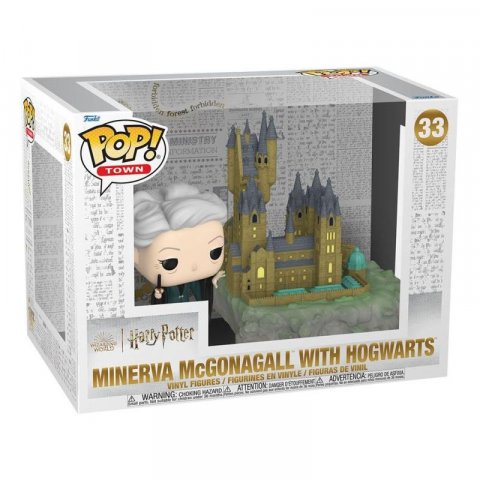 neuveden: Funko POP Movies: Harry Potter - Town: Hogwarts w/Minerva