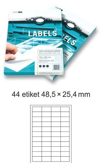 neuveden: Etikety EUROLABELS - 44 etiket na A4 (100 ks), 140g neuveden: Etikety EUROLABELS - 44 etiket na A4 (100 ks), 140g