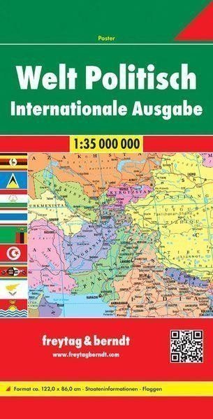 neuveden: World Political, World Map 1:35 000 000 / automapa