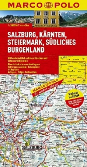 neuveden: Rakousko - Salzburg/mapa