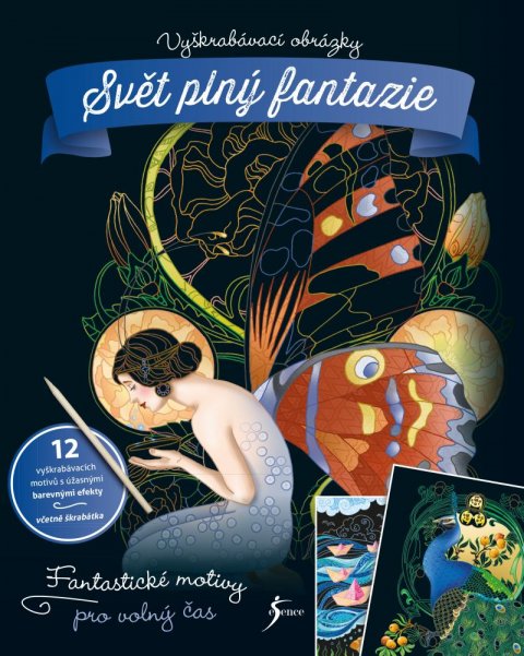 neuveden: Vyškrabávací obrázky: Svět plný fantazie neuveden: Vyškrabávací obrázky: Svět plný fantazie