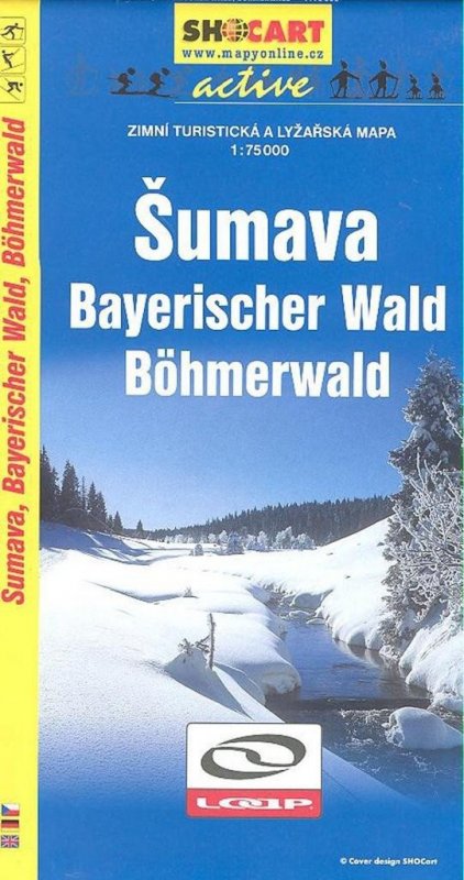 kolektiv autorů: Šumava - Železnorudsko lyžařská mapa 1:75 000