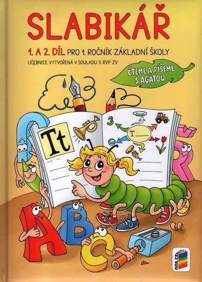 neuveden: Slabikář, 1. a 2. díl - Čteme a píšeme s Agátou (pevná mech)
