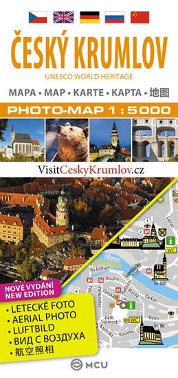 neuveden: Český Krumlov - plán města 1:5 000
