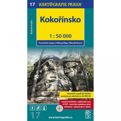 neuveden: 1: 50T (17)-Kokořínsko (turistická mapa)
