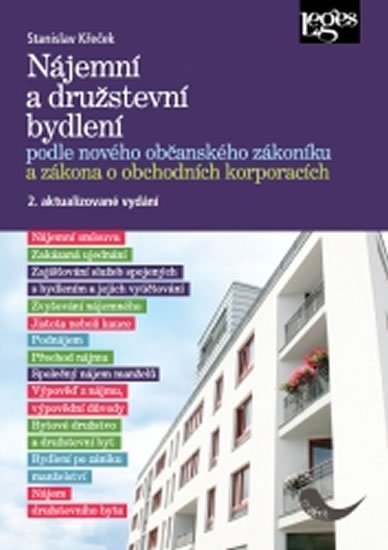 Křeček Stanislav: Nájemní a družstevní bydlení podle nového občanského zákoníku a zákona o ob