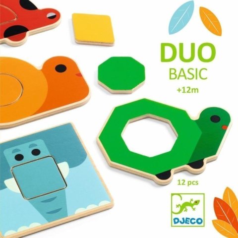 neuveden: DJECO Vkládací puzzle DuoBasic