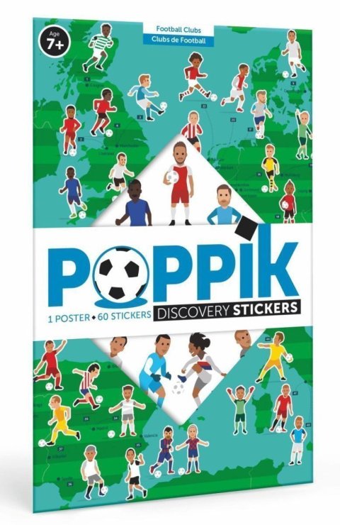 neuveden: Poppik Samolepkový plakát vzdělávací - Fotbal