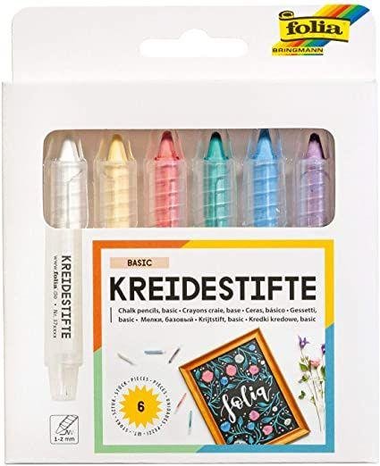 neuveden: Folia Křídy v tužce - základní barvy 6 ks