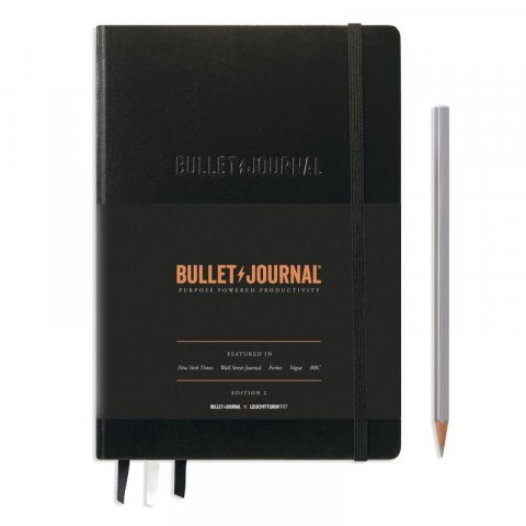 neuveden: Leuchtturm1917 Bullet Journal Edition 2 Medium A5 černý neuveden: Leuchtturm1917 Bullet Journal Edition 2 Medium A5 černý